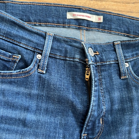 Levi’s Strauss Women 311 Shaping Skinny Blue Jeans - Women’s 31 - Picture 6 of 17